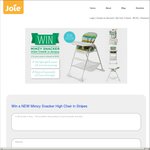 Win 1 of 2 Mimzy Snacker High Chairs in Stripes Worth $149 Each from Joie