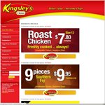 Kingsleys Chicken (ACT and Queanbeyan) - 9 Pieces for $9.95 (Tuesdays Only)