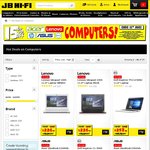 JB Hi-Fi - 15% off ASUS, Lenovo, Acer, HP & Dell Computers