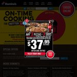 3 Traditional Pizzas from $21.95 Pick-up @ Domino's Pizza