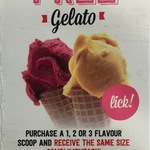 Buy One Get One Free | Free Upsize from 1 Scoop to 2 & 2 to 3 @ Gelatissimo [Brisbane & Surfers Paradise QLD]