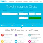 12% off Travel Insurance at Travel Insurance Direct (TID)