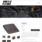 Minimalist Wallets Launch Sale - 6 Card Slim Leather Wallet $15 Shipped