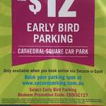 Cathedral Square (Brisbane) Car Park - $12.50 Early Bird (Normally $17.50)