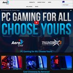 Win 1 of 4 Gaming Prizes (Gaming Chair/ Chassis/ Headset/ Mouse) from Aerocool