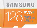 Samsung Evo MicroSD Card 128GB U1 $55.20 Delivered @ Shopping Express eBay