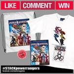 Win 1 of 5 Power Rangers: The Movie Prize Packs (T-shirt/Bag/Fidget Spinner/Yo-Yo) from STACK