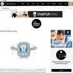 Win an Art-Deco-Inspired Aquamarine and Diamond Ring (Valued at $3,990) from The Weekly Review (VIC)