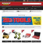 20% off Tools & Storage (Discount off RRP - Some Exclusions) @ Supercheap Auto (Online Only)