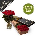 12 Red Roses in a Presentation Box $49.95 (Was $69.95, Save $20) + $12.95 Delivery @ Fresh Flowers [Sydney Metro Only]