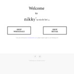 10% Off Your First Purchase - SHOP AT NIKKY BAG USA