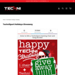 Win a Techni Sport Gaming  Chair and Swag Bundle from Techni Sport USA