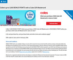 Coles - Flybuys - 1,000 BONUS POINTS When You Purchase a $100 Coles Gift Mastercard or 500 BONUS POINTS for $50 Card