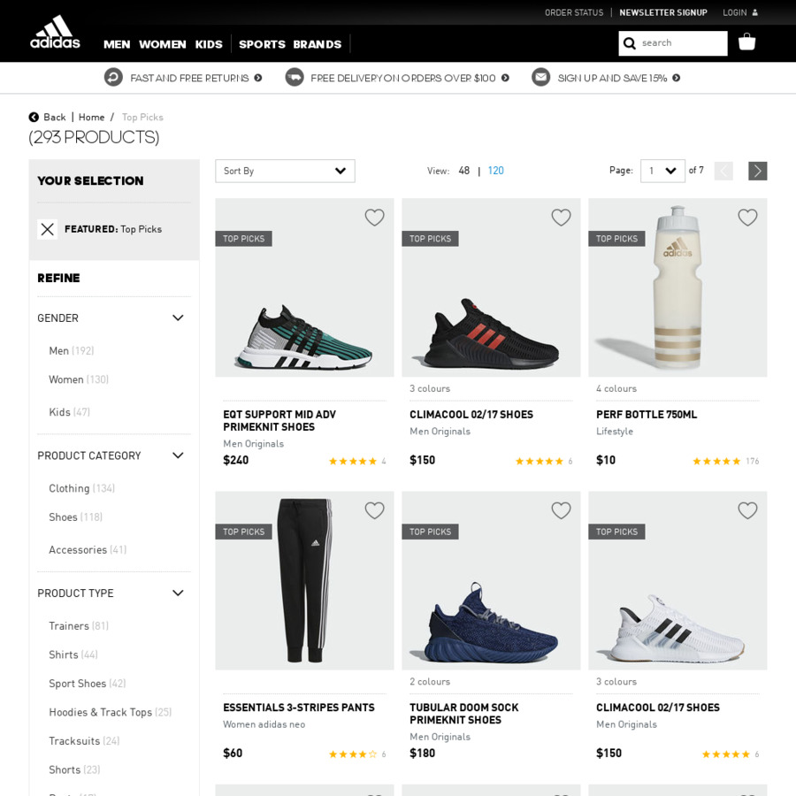 adidas product finder