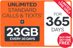 Kogan Mobile Buy 1 Get 1 Free 365 Day Prepaid Plans - 6GB Data $299.90 ($12.40/User/Month), 16GB Data $399.90, 23GB Data $529.90