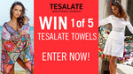 Win 1 of 5 Tesalate Sand-Free Beach Towels Worth $79 from Seven Network