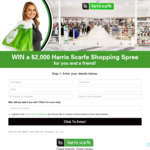 Win a $2,000 Voucher from Harris Scarfe