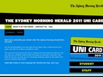The Sydney Morning Herald 2011 Uni Card 