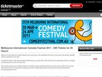 Melbourne International Comedy Festival 2011 - $20 Tickets for 20 Hours!