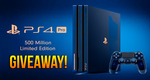Win a PS4 Pro 500 Million Special Edition from Gehab