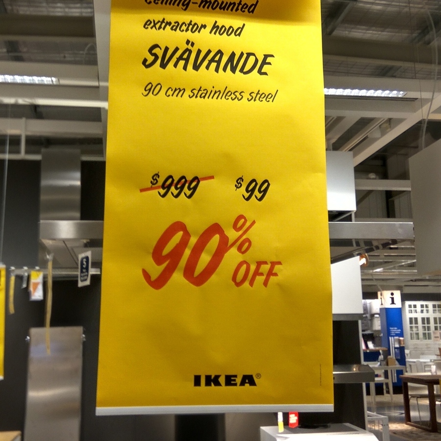[SA] SVÄVANDE Ceiling-Mounted Extractor Hood $99 (RRP $999) @ IKEA ...