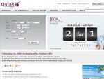 Qatar Airways Book 2 for Price of 1