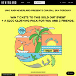 Win a Coastal Jam Torquay 2019 Experience & Merchandise Package for 4 from Neverland Store