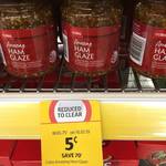 [QLD] Cranberry Sauce and Ham Glaze Bottles, $0.05 Each @ Coles, Coorparoo