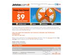 Jetstar Friday Fare frenzy - Fares from $9