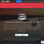 [VIC] Half Price Ferry Service Tickets, From $7 @ St Kilda Ferry