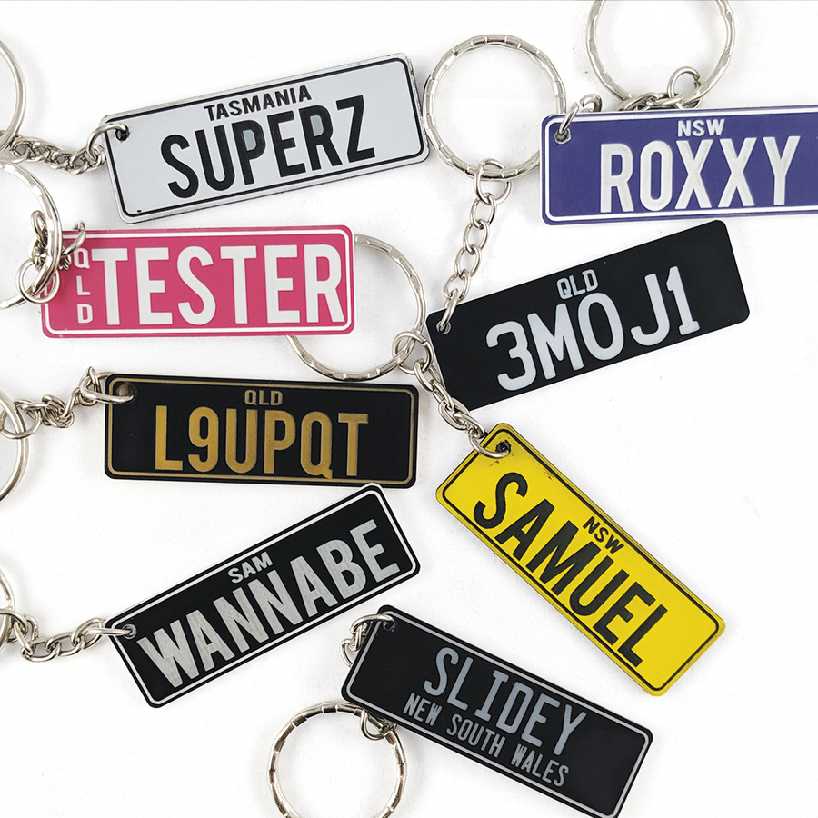Plateit Licence Plate KeyChains 14.36 (Was 15.95, 10) + Free