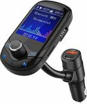 [Amazon Prime] Nulaxy Bluetooth FM Transmitter 1.8" Colour Screen Wireless Receiver Car Kit KM28 $23.09 Delivered @ Amazon AU