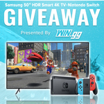 Win a Samsung 50” RU7100 4K TV + Nintendo Switch from Win.gg