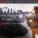 Win 1 of 3 Swisse Adventures Valued at $20,000 Each or 1 of 400 $100 Kathmandu Digital Gift Vouchers from Swisse