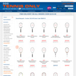 Further 31% off Selected Sale Racquets and Shoes @ Tennis Only