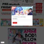 Pre-Black Friday Sale - 15% off US $150 Spend, 25% off US $250 Spend, 35% off US $350 Spend @ Anime Dakimakura Pillow Shop