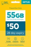 Optus Prepaid $50 Voice Starter Kit - $20.79 + Delivery ($0 with Prime/ $39 Spend) @ Amazon AU
