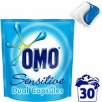 Omo Laundry Liquid Dual Capsules Front & Top Loader Sensitive 30 Pack $10 (Free Delivery for Prime) @ Amazon AU