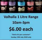 [TAS] Valhalla Ice Cream 1L Range $6 Each, Scoops and Cups BOGOF @ Valhalla Moonah