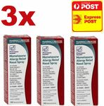 3x NASONEX GENERIC PharmacyHealth 140 Spray Mometasone + 50 Cetirizine or 30 Loratadine Tabs $39.99 Delivered @ PharmacySavings
