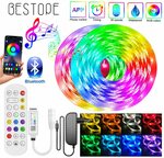 High-End Bluetooth RGB LED Strip Light 5M NON Waterproof US$2.18 (~A$3.05) Delivered @ BESTOPE AliExpress