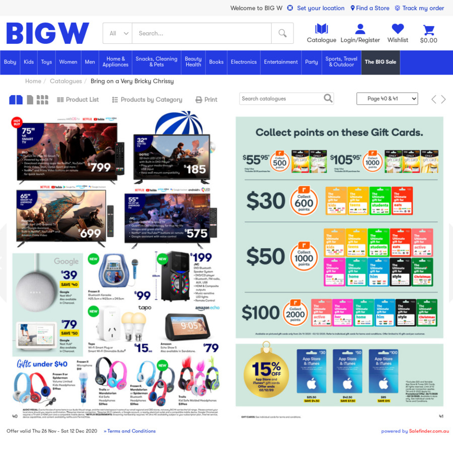 15% off iTunes Gift Cards (Excludes $20) @ Big W - OzBargain