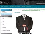 $99 for a Quality 2-Piece Black Micro-Twist Suit with Shirt, Silk Tie and Belt, Delivered from Bossco 