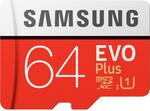 Samsung Evo Plus 64GB/128GB Micro SD Card $11.40/$18.05 (Was $19/$39) + Delivery ($0 C&C/ in-Store) @ JB Hi-Fi