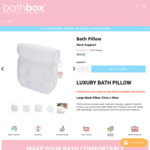 Luxury Bath Pillow $38.96 + $9 Delivery @ Bath Box