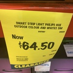 [NSW] Philips Hue 5m White & Colour Smart Outdoor Lightstrip $64.50 (Was $200) In-Store @ Bunnings (Wallsend)