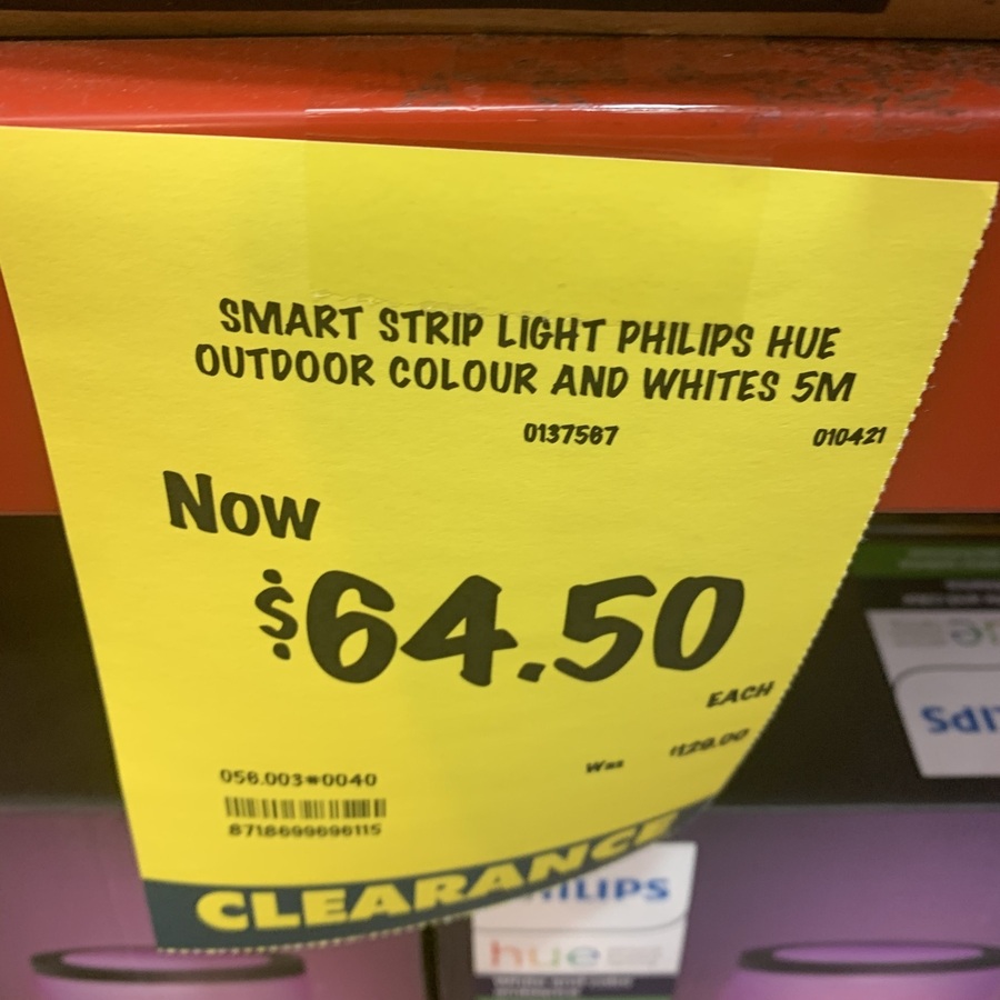 Philips hue online light strip bunnings