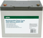 Anko 12V-80Ah Deep Cycle AGM Battery $149 / Portable Battery Box $59 @ Kmart