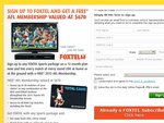 Sign up to Foxtel Get a Free AFL MEMBERSHIP Value $670