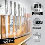 Win 1 of 2 Baccarat Id3 Ryu 9 Piece Knife Blocks (Worth $1029.99) from Baccarat
